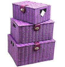 Storage Basket Purple Resin