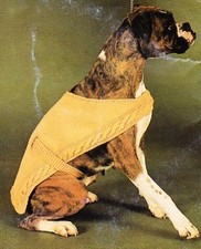 DOG COAT Boxer / 8ply or D.K.-