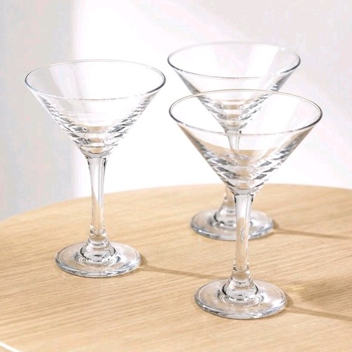 Set clear martini - of,