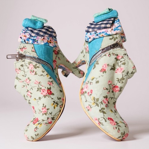 Irregular choice floral ankle - choice,