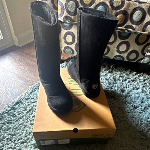 Bearpaw elle tall vegan - elle, black