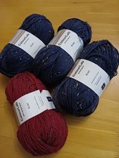 COLOUR LAB ARAN PURE WOOL 4 X