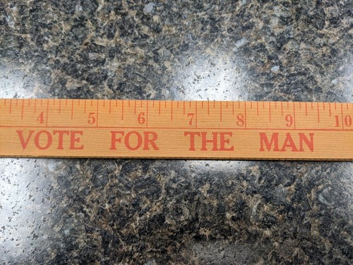 Vtg advertising wooden folding - advertising,