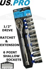 US PRO Tools 12pc 1/2" dr