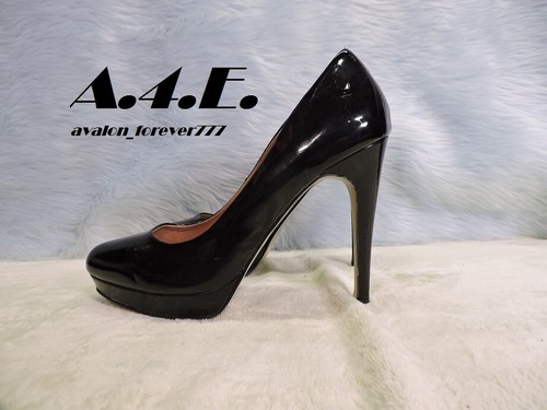 Aldo black patent and leather