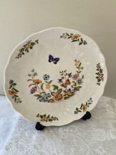 New Aynsley Cottage Garden Scalloped Cake/Cabinet Plate Fine Bone China England