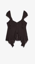ZARA WOMAN  RUFFLED STRAPPY