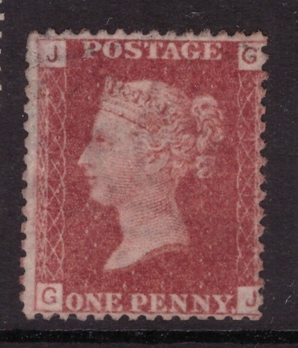 1858 penny red - 1858,