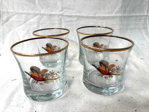 Vintage flying pheasant design - flying,