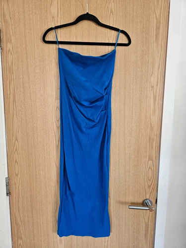 Zara strapless midi - , dress