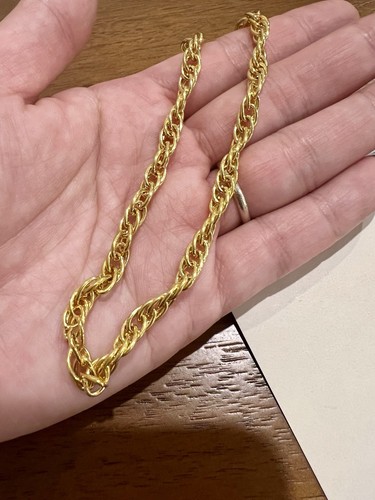 Vintage 22ct gold - vintage, rope