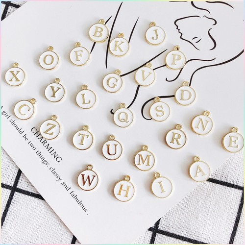 White gold letter - white&gold,