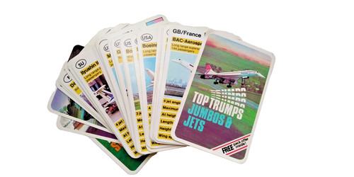 Top trumps jumbos jets - jumbos, retro
