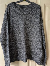 New Look Black Mix Jumper Size Medium
