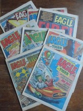 8 copies of the Eagle comic
