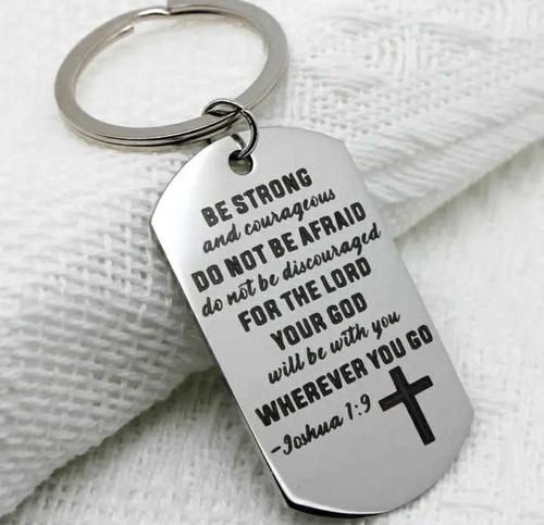 Bible verse key chain - bible,