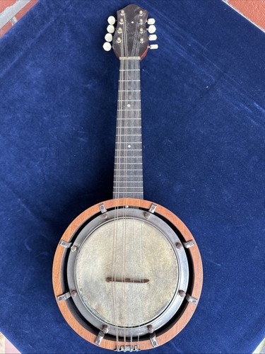 Vintage banjo mandolin - vintage, 8