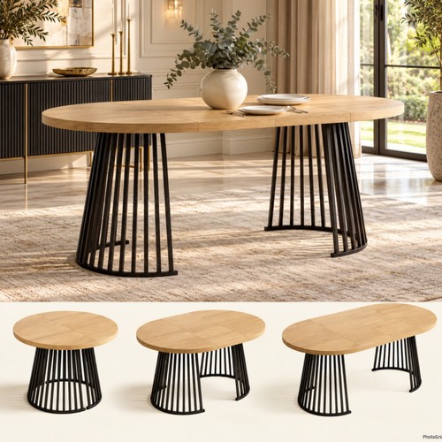 Extendable round dining - extendable,