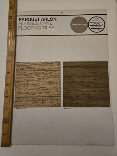Vintage 1970 armstrong - vintage, parquet