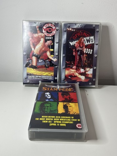 Wcw spring stampede vhs - wcw,