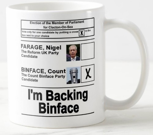 Backing binface mug - -,