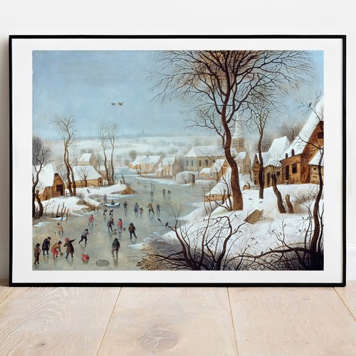 Art print brueghel winter - art,