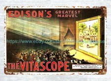 The Vitascope 1896 metal tin