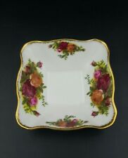 Royal Albert Old Country Roses Square Pin Dish-1st Quality