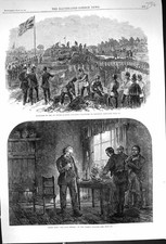 Old 1866 Scene Long Strike Lyceum Theatre Tower Hamlets Engineer Volu Victorian