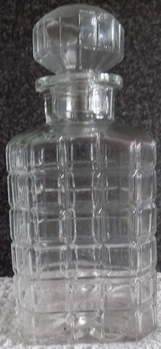 Vintage glass decanter - vintage,
