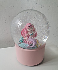 Musical princess MERMAID Snow Globe pink Disney interest Ariel pink