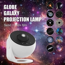 12in1 Planetarium Galaxy Starry Sky Projector Night Light Rotating Star LED Lamp