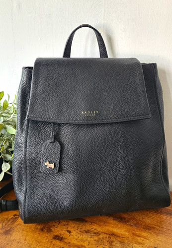 Radley leather black - black, backpack