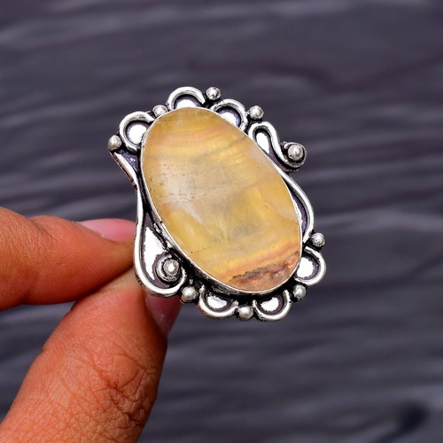 Fluorite gemstone 925 - fluorite,