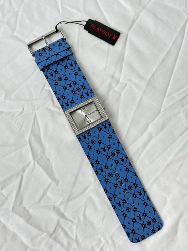 Playboy blue watch - with, black