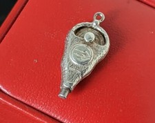 Vintage Unisex Silver Parking Meter Vehicles Transport Rare Charm