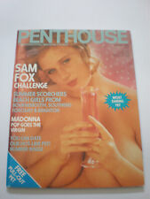 Penthouse Magazine August 1985 SAM FOX WITH POSTER - VERY RARE