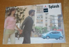Suzuki splash brochure - suzuki,