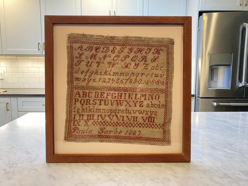 Antique german needlework - german,