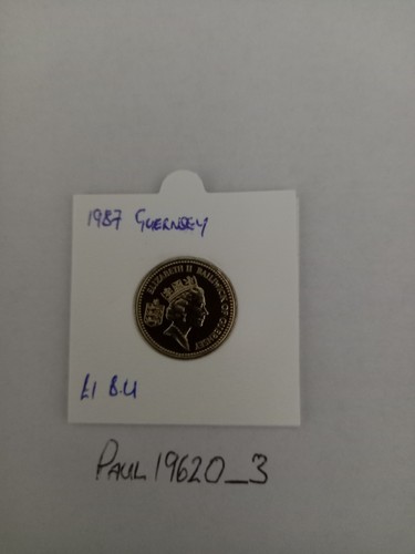 Guernsey 1987 one - , pound