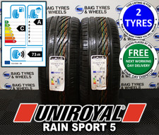 X2 255/50R19 255 50 19 107Y XL UNIROYAL RAIN SPORT 5 NEW TYRES (PAIR) (SJ73-B)