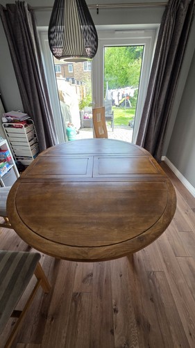 Dining room table oak with - dining,