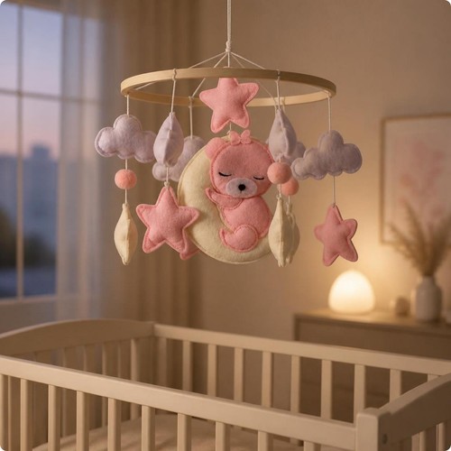 Baby crib mobile - crib,