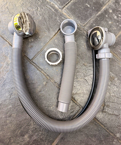 Flexible bath waste overflow - flexible, &