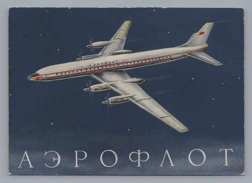 Aeroflot tupolev 114 - aeroflot, tu-114
