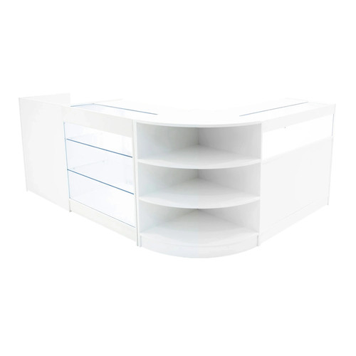 White shop counter - shop,