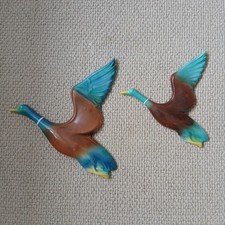 Vintage Pair Ceramic Flying