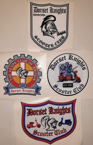 Scooter club stickers - ,