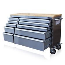 432 US PRO TOOL CHEST BOX WORKBENCH STAINLESS STEEL 55" ! FINANCE AVAILABLE !