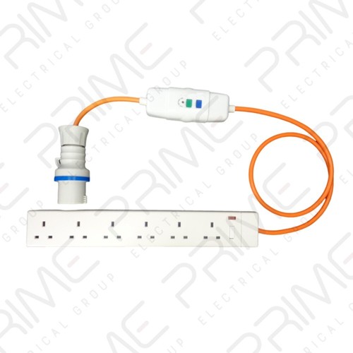 Orange caravan hook - orange, up